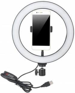 Oxhox Big LED Ring Flash Light for Camera and Outdoor/indoor Photo shoot Phone tiktok YouTube Video Shooting and Makeup Ring Flash Video Ring Light for Photography, Video Shooting, Streaming, TIK Tok Compatible with Android To Capture Photo Flash Photography Led Selfie Light For Photo Studio Youtube