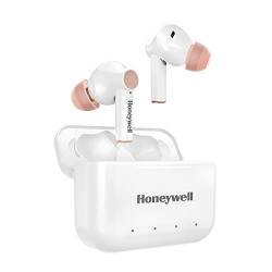 Honeywell Moxie V1000 Truly Wireless Earbuds, Bluetooth V5.0, 2 hrs uninterrupted music with 10 mins of charge, Dynamic 10mm*2 drivers, 200mAh battery, IPX4 Water resistance, Voice Assistant Enabled
