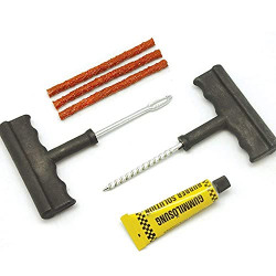 Auto Pearl 6 Pieces/Set Attractive Car Bike Auto Tubeless Tire Tyre Puncture Plug Repair Tool Kit Safety 3 Strip