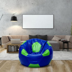 ThreadVibeLiving XXL Chair Bean Bag Cover  (Without Beans)(Multicolor)