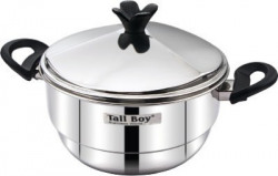 Tallboy Trigon Multi Kadai Induction & Standard Idli Maker(3 Plates , 15 Idlis )