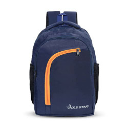 POLE STAR Space 34 Liters College/School/Office/Casual/Travel Backpack with 15.6  laptop compartment, suitable for both men & women, stylish & durable, made with polyester, 1 year warranty - Grey