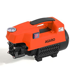 AGARO Supreme High Pressure Washer, Car Washer, 1800 Watts Motor, 120 Bars, 6.5L/Min Flow Rate, 8 Meters Outlet Hose, Portable, Car, Bike & Home Cleaning, Black and Orange
