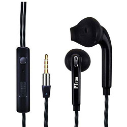 (Renewed) PTron HBE7 Universal in-Ear Earphone with Mic (Black)