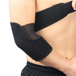 Skudgear Elbow Brace - Black| Compression Support Sleeve Men Women