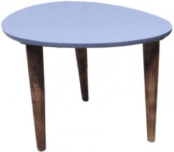 VANIYA CRAFTS Oval Shape MDF & Wooden Modern Coffee Table Centre Side End Table for Living Drawing Kids Room Bedroom Kitchen and Office Home Decor (Grey) Engineered Wood Coffee Table(Finish Color - Grey, DIY(Do-It-Yourself))