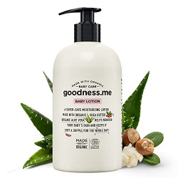 goodness.me Certified Organic Moisturizing Baby Face & Body Lotion, 400ml
