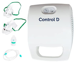 Control D Breathe Nebulizer with Complete Kit for Kids & Adults Nebulizer (White)