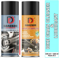 Darisdo Chain Cleaner+Chain Lubricant Bike chain Clean and Grime Clean Chain Oil(300 ml)