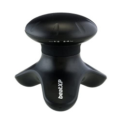 beatXP PulsePod Mini Handheld Vibration Massager for Head & Neck | Cordless Massager | Compact and Portable Battery Powered Massager with 1 Year Warranty |Neuropathy Massager | Black