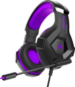 Cosmic Byte H11 Gaming Wired Gaming Headset(Purple, On the Ear)