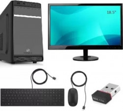 ZOONIS Economical Core i5 (8 GB DDR3/500 GB/120 GB SSD/Windows 10 Pro/1 GB 1GB/18.5 Inch Screen/I5-650-8GB_500-120-18.5LED) with MS Office(Black)