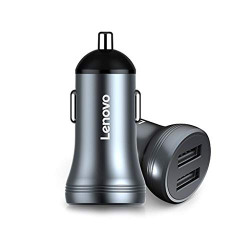 Lenovo HC10 Dual USB Car Charger (Black)