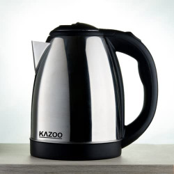 KAZOO Premium Electric Kettle 1.5 Litre 1500 Watts, Black