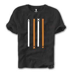 Men's Regular Fit Round Neck Printed T-Shirt | Printed T-Shirt (Medium, Black5)