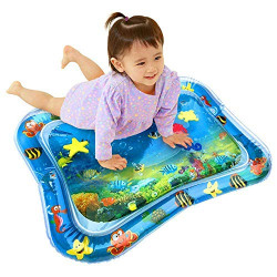 HIFEN Inflatable Tummy Time Premium Water mat Infants and Toddlers is The Perfect Fun time Play Activity Center Your Baby's Stimulation Growth