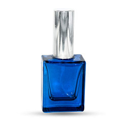 Hunky Dory 10ml Transparent Blue Empty Glass Pocket Pen Spray Bottle With Double Cap  Refillable Bottle Saniztizer, Toner, Perfume, Attar, Lotion, Moisture, Oil, Travel use (Pack of 1)