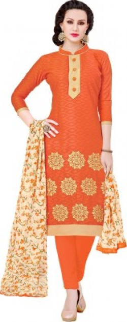 Kalinda Cotton Blend Embroidered Salwar Suit Material