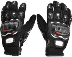 AVB Pro Biker Full Sports Driving Gloves(Black)