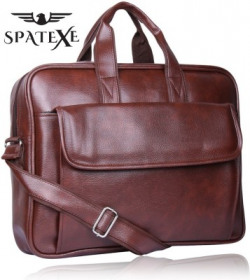 SPATEXE Men & Women Brown Messenger Bag