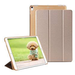 Gioiabazaar iPad Mini 4 Smart Case Cover [Synthetic Leather] Soft Back Magnetic Cover with Sleep/Wake Function [Ultra Slim] for Apple iPad Mini 4(Gold)