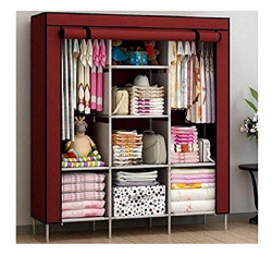 Foldable Almirah Wardrobe with 6 Cabinet@ 499