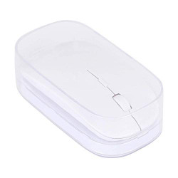 SAMZHE Wireless Mouse with Slim Technology Compatible for Computer- White (MST-4133)