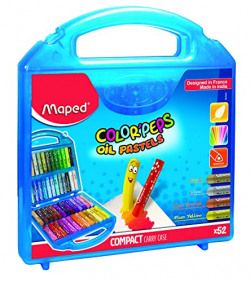 Maped Oil Pastels 52 Shades Compact Carry Case