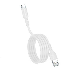 DUDAO Type C USB Charging Cable For Android Smartphones 3A Cable And Fast Charging Cable, 1M, White