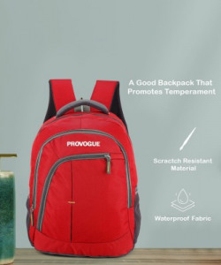 PROVOGUE Laptop Backpack Spacy Unisex High Storage Bag Office Backpack/Travel Backpack 35 L Laptop Backpack(Red)