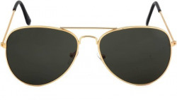 David Martin Aviator Sunglasses(For Men & Women, Black)