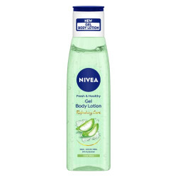 NIVEA Aloe Vera Gel Body lotion, Refreshing Care for 24H hydration, Non-Sticky & fast absorbing Body lotion for fresh and healthy skin, 75 ml