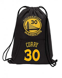 ADYK We2 Black Cotton Drawstring Sports Fans Drawstring Bag (Curry)