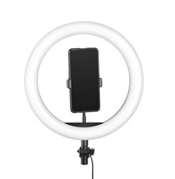 Digitek (DRL-14) Professional 35.56 cm (14 )inch LED Ring Light | Dimmable Lighting | for YouTube | Photo-Shoot | Video Shoot | Live Stream | Makeup & Vlogging | Compatible with iPhone/Android, Black