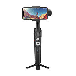 MOZA Mini S Essential Foldable Smartphone Gimbal with Quick Playback,One-Button Zoom,Timelapse,Object Tracking,Inception Mode Function for Smartphone