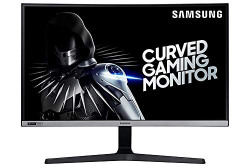 (Renewed) Samsung 27 inch (68.6 cm) 240 Hz, G-Sync Compatible, Bezel Less Curved Gaming Monitor (Dark Blue Gray) (2020 Model) - Computer Monitor, 1920 x 1080p Resolution, HDMI - LC27RG50FQWXXL