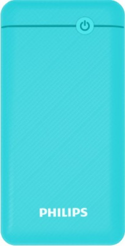 PHILIPS 10000 mAh Power Bank (18 W, Quick Charge 3.0)(Blue, Lithium Polymer)