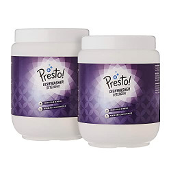Amazon Brand - Presto! Dishwasher Detergent Powder - 1 Kg (Pack of 2)