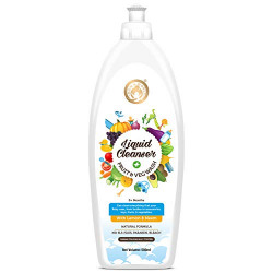 Mom & World Baby Liquid Cleanser 500ml - Anti Bacterial wash for Bottle, Utensils, Vegetables, Fruits Cleanser - No SLS, Paraben, Silicone, Safe, Effective & Toxin Free