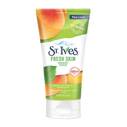 St Ives Face Scrub, Fresh Skin Apricot, Deep Exfoliator for Glowing Skin with Natural Extracts, Paraben Free, Dermatologically Tested, 170 gm