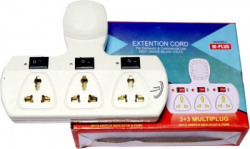 PANTAGRAM EXTENSION CORD 3 IN 1 3  Socket Extension Boards(Multicolor, 0 m, With USB Port)