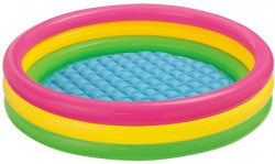 INTEX billionBAG 3ft Round Baby Inflatable Swimming Pool(Multicolor)