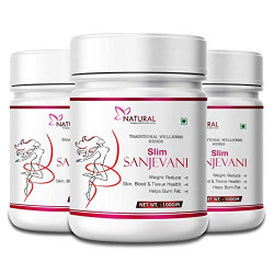 Natural Health Care Slim Sanjevani Herbal Powder Ayurvedic - 100G, Pack Of 3
