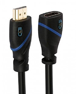 C&E 4K HDMI Cable 6ft, HDMI Cable Male to Female Support 4K@24Hz, 10.2 Gbps, Support ethernet, Dolby Vision, eARC Compatible with Apple TV, Nintendo Switch, Roku, Xbox, PS4, Projector-1.8M