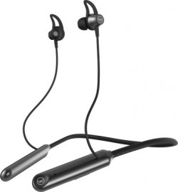 Wings Phantom 205 Neck band with touch controls Bluetooth Gaming Headset(Black, In the Ear)