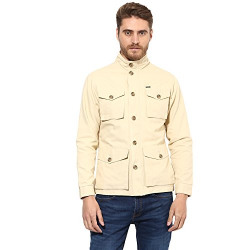 Red Tape Men's Jacket (RCJ6437A-L_Beige_L