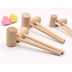 DEALBOOTH Pinata Cake Wooden Hammer Home Kitchen DIY Baking Tools Random Colour Prime (Wooden Hammer)