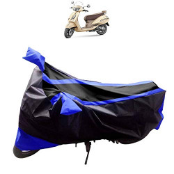 Kandid Blue & Black Uv Protective Motorcycle Cover_1203