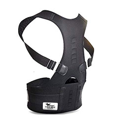 Grasshopr - Unisex Lumbar Back Support Posture Corrector Belt (XL)