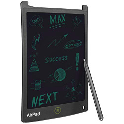 Gizga Essentials Magic Slate Digital LCD Writing Tablet with Stylus Pen & 8.5-Inch Screen, Slate Board for E-Notes, Digital Memo Writing Pad, Drawing, Playing, Toy Gift for Kids & Adults, Black